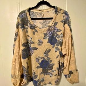 Free People Floral Top